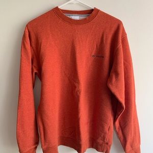 Orange Columbia Pullover Sweatshirt
